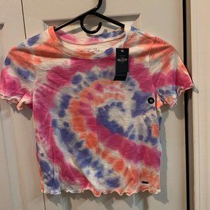 Hollister Tie-Dye Cropped T-shirt